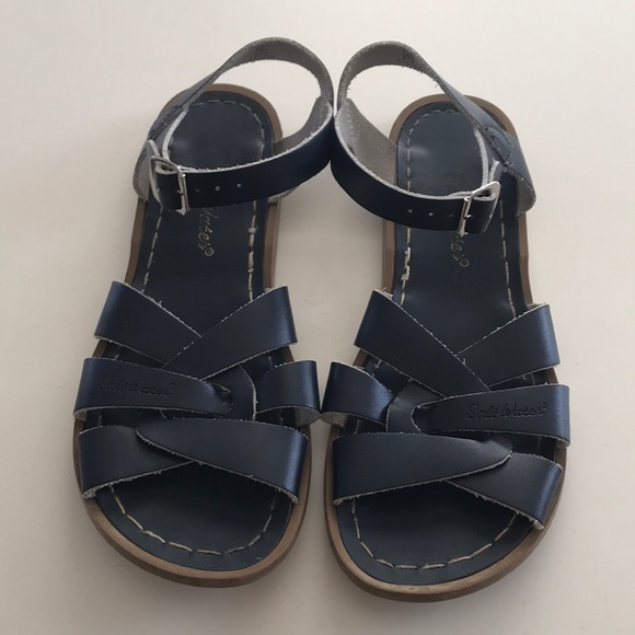 Salt Water Sandals by Hoy | Shoes | Womens Navy Saltwater Sandals Size 5 |  Poshmark